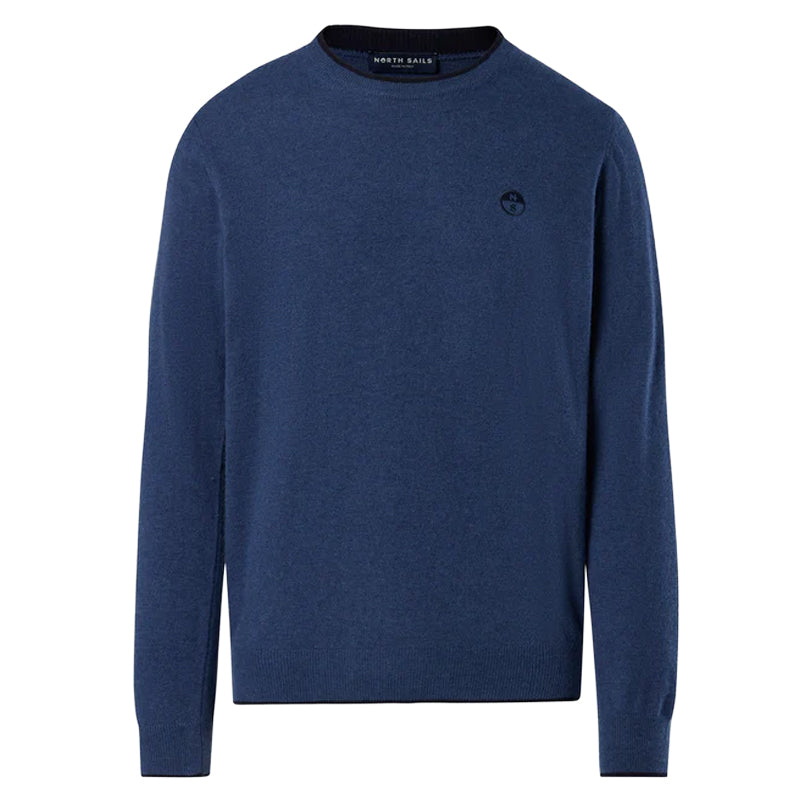 Maglione uomo logo ricamato