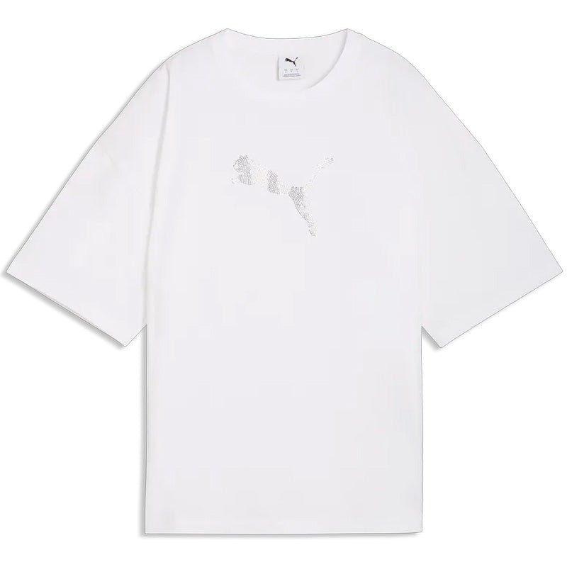 T-shirt donna Essentials Graphics Bedazzled Oversized