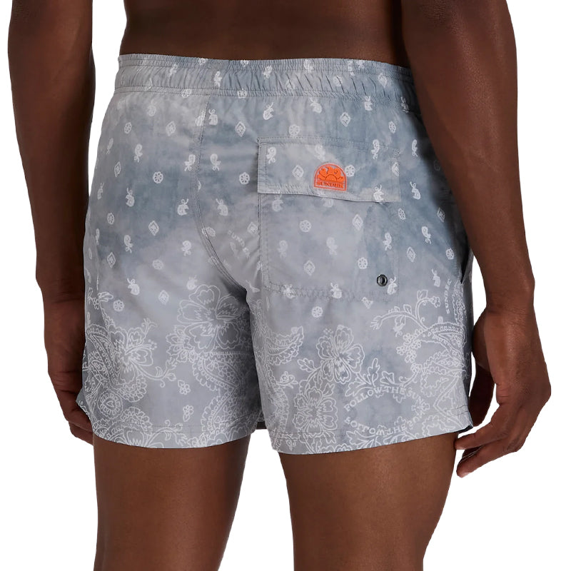 Boxer uomo corto Paisley Bandana