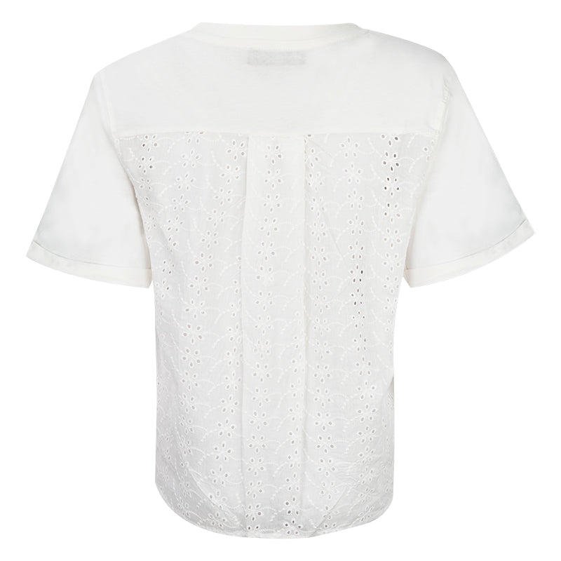 T-Shirt donna pizzo Sangallo