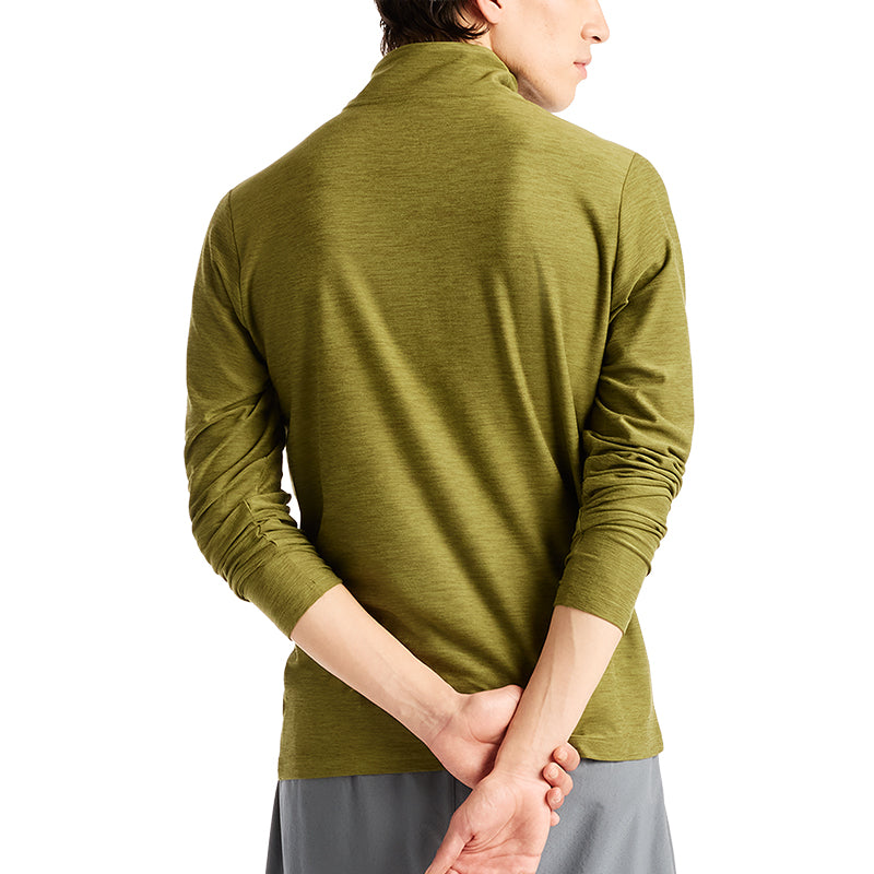Maglia uomo Space Dye 1/4 Zip