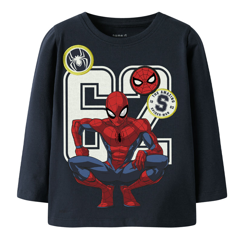 Maglia bambino little Deep Spiderman