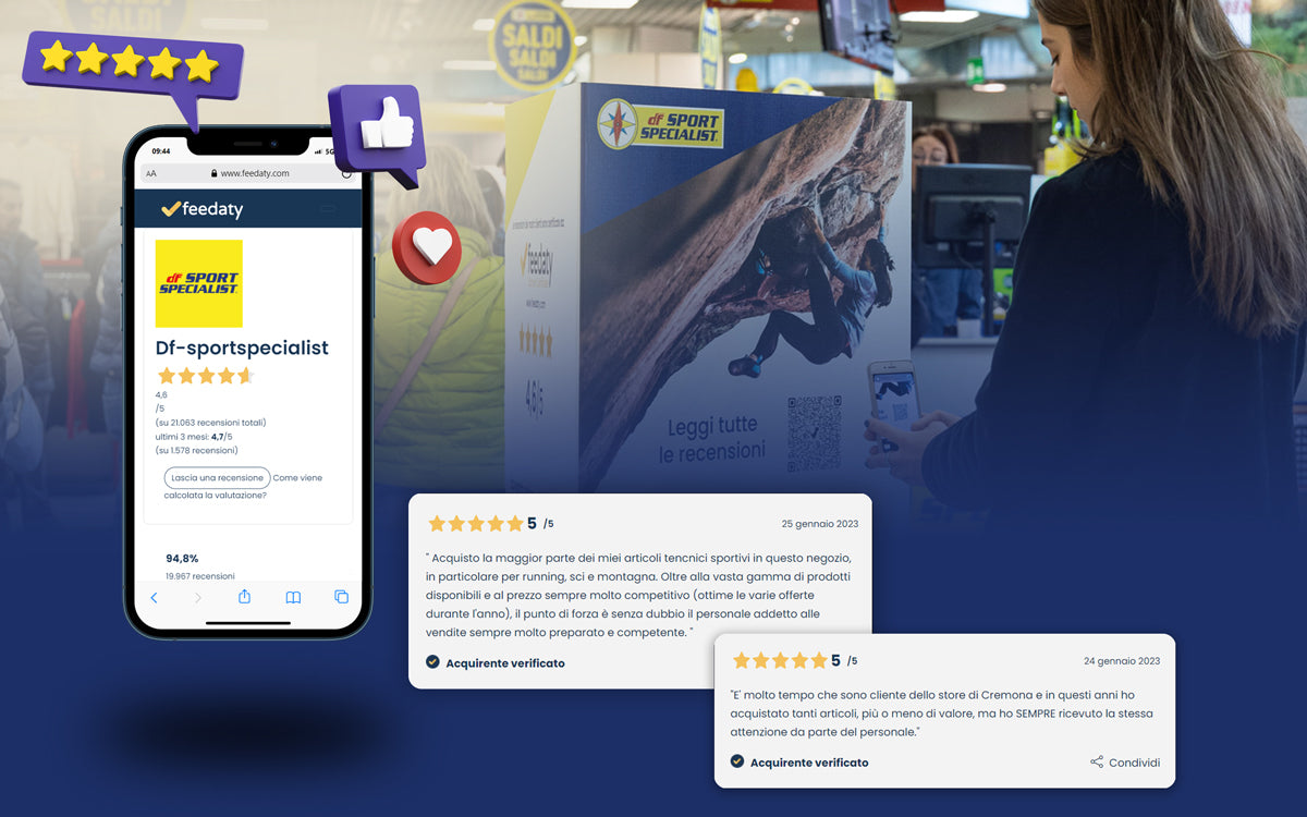 Le recensioni su Feedaty