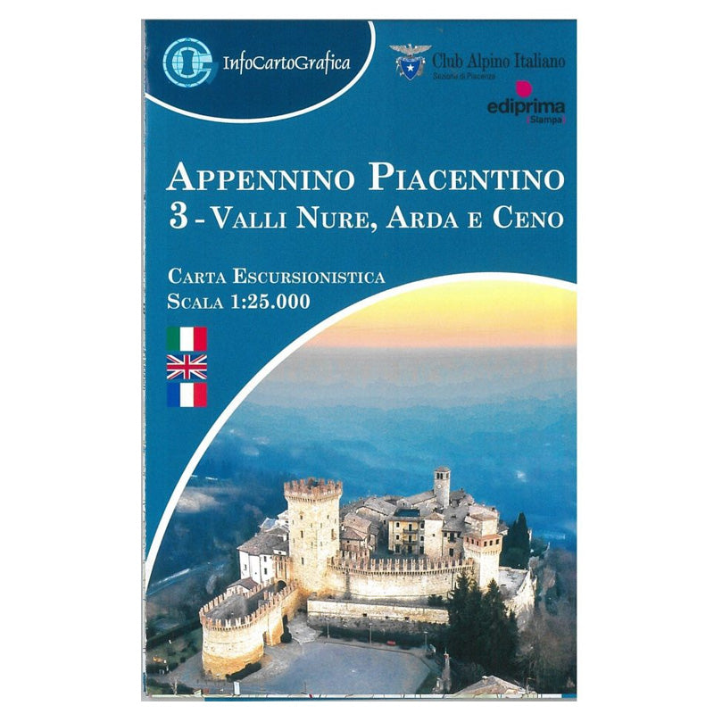 Cartina Appennino Piacentino 3 – Valli Nure, Arda e Ceno