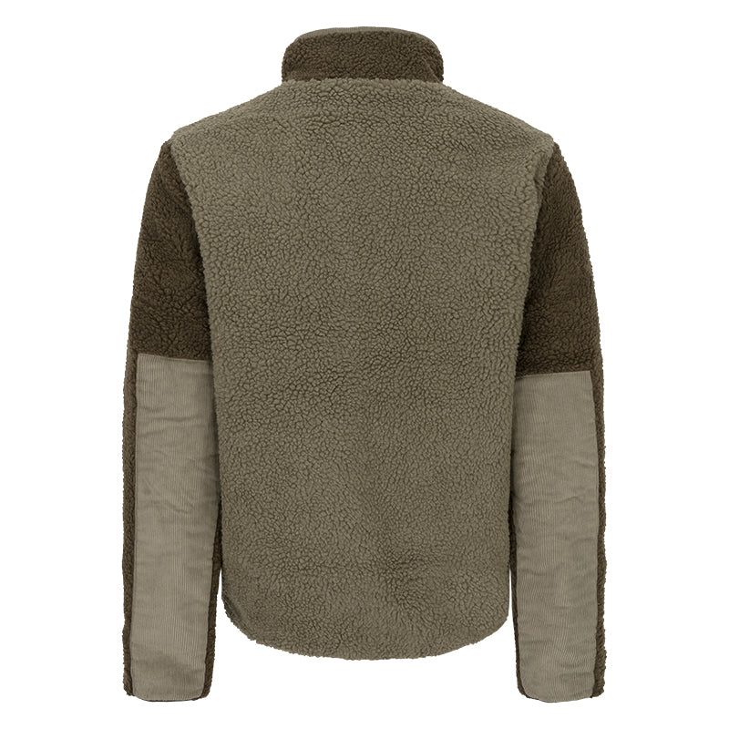 Pile uomo Trobio mock neck orsetto
