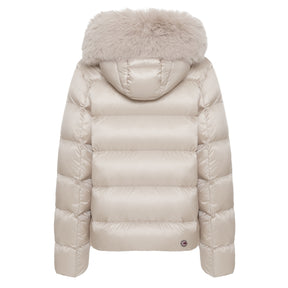 Piumino donna collo alto