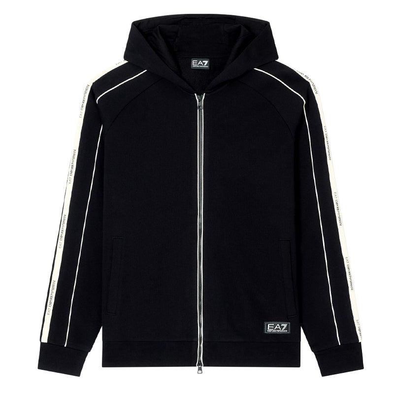 Felpa uomo zip logo