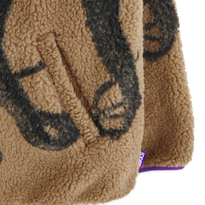 Felpa uomo Sherpa Zip Neck