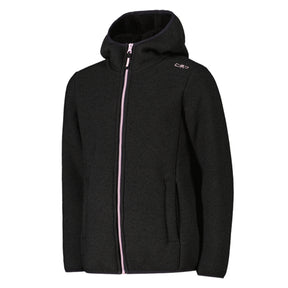 Giacca bambina knit tech melange