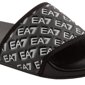 Ciabatte uomo Logo elastan gros rubber