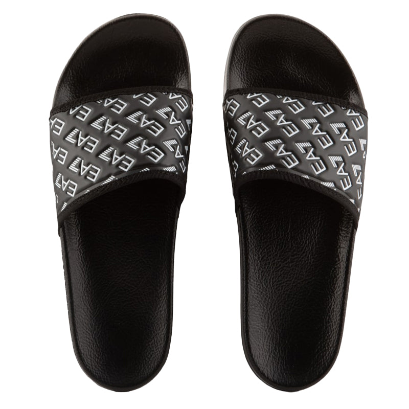 Ciabatte uomo Logo elastan gros rubber