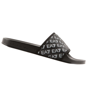 Ciabatte uomo Logo elastan gros rubber