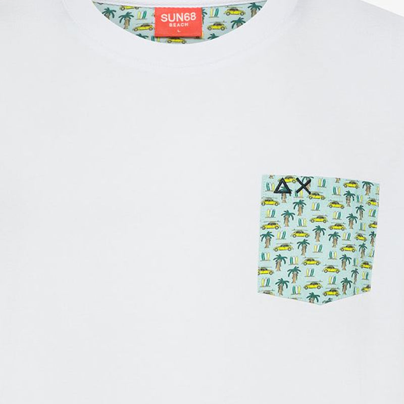 T-Shirt uomo jersey taschino