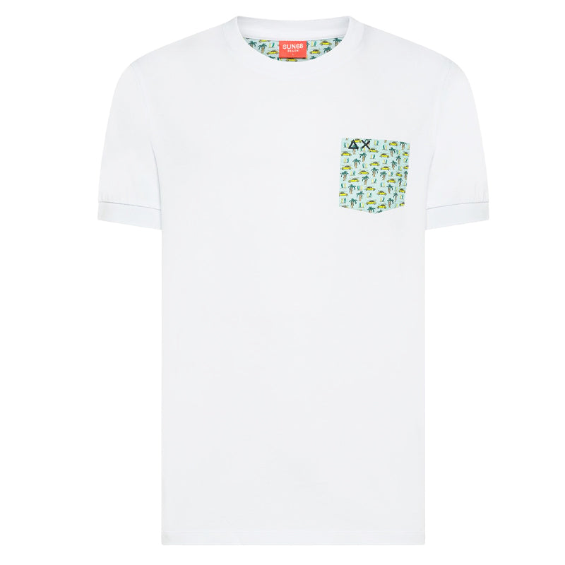 T-Shirt uomo jersey taschino