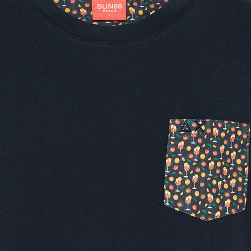 T-Shirt uomo jersey taschino