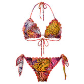Bikini donna Mary Pink Butterfly