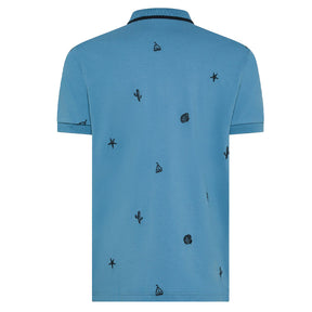 Polo uomo piquet ricami