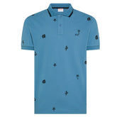 Polo uomo piquet ricami