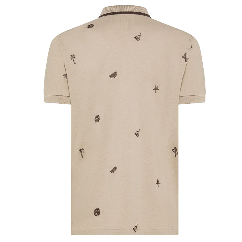Polo uomo piquet ricami
