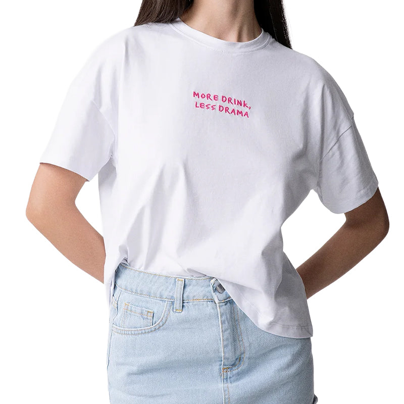 T-shirt donna More Drink Less Drama