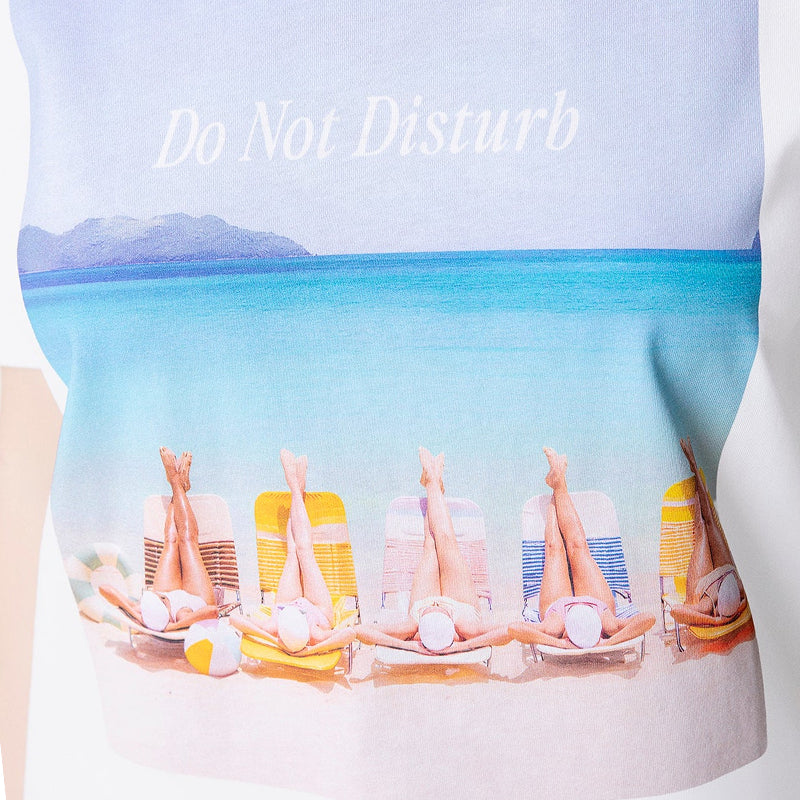 T-shirt donna Stampa Do Not Disturb