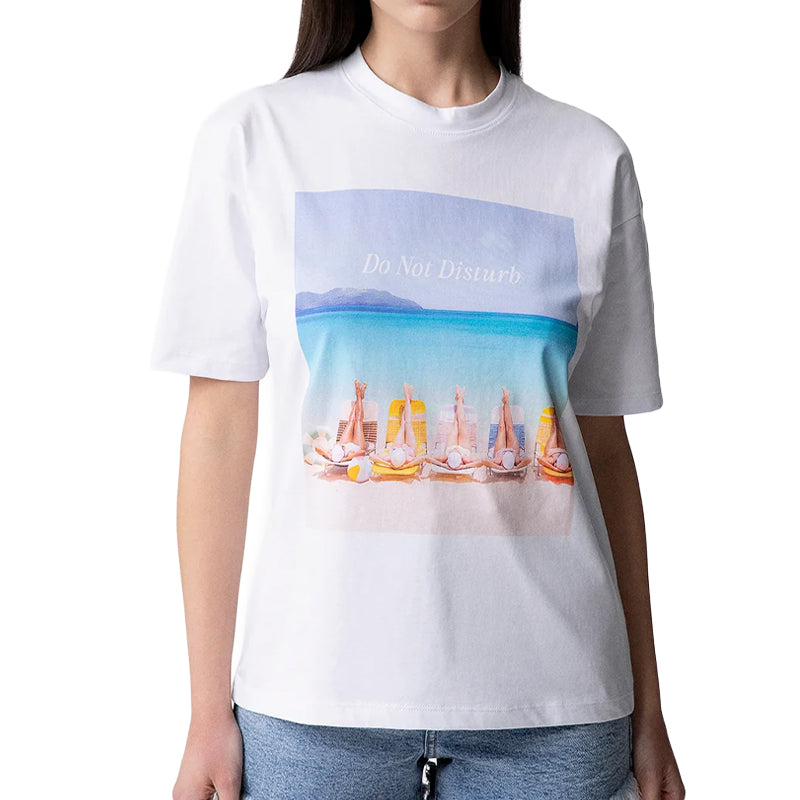 T-shirt donna Stampa Do Not Disturb