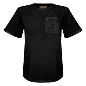 T-Shirt donna pizzo Sangallo