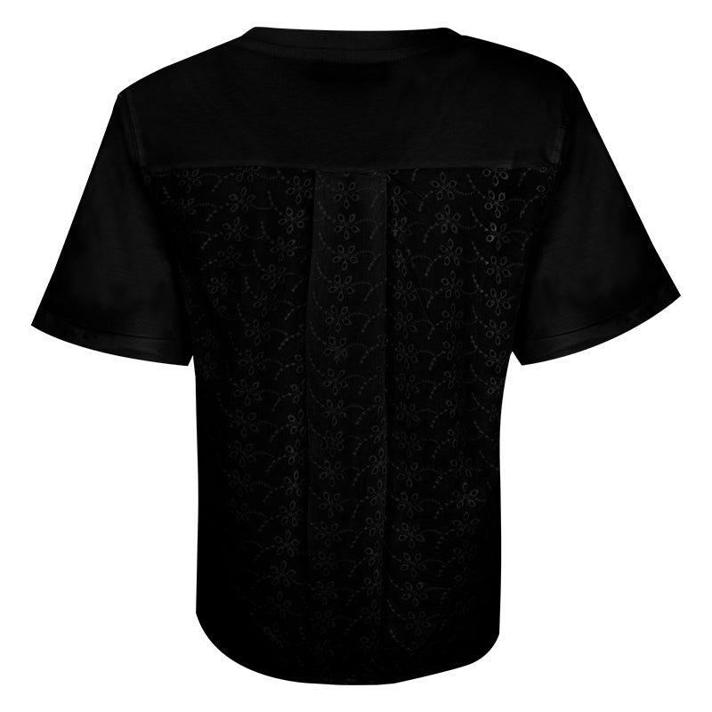 T-Shirt donna pizzo Sangallo