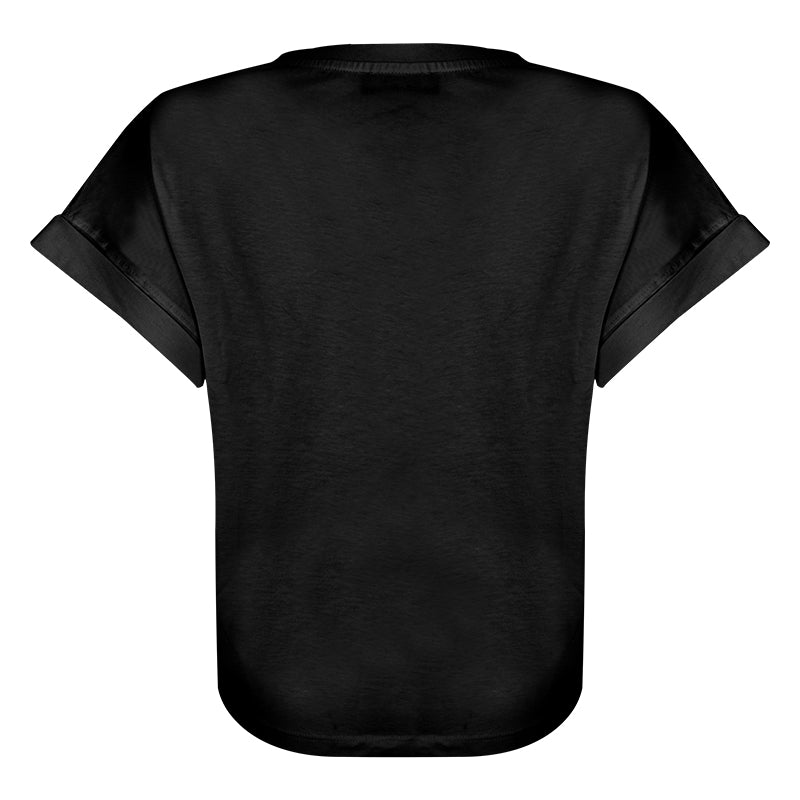 T-Shirt donna bottoni