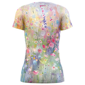 T-shirt donna tecnica stampata