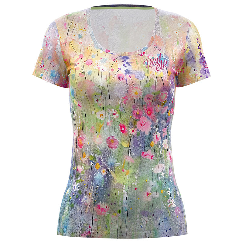 T-shirt donna tecnica stampata