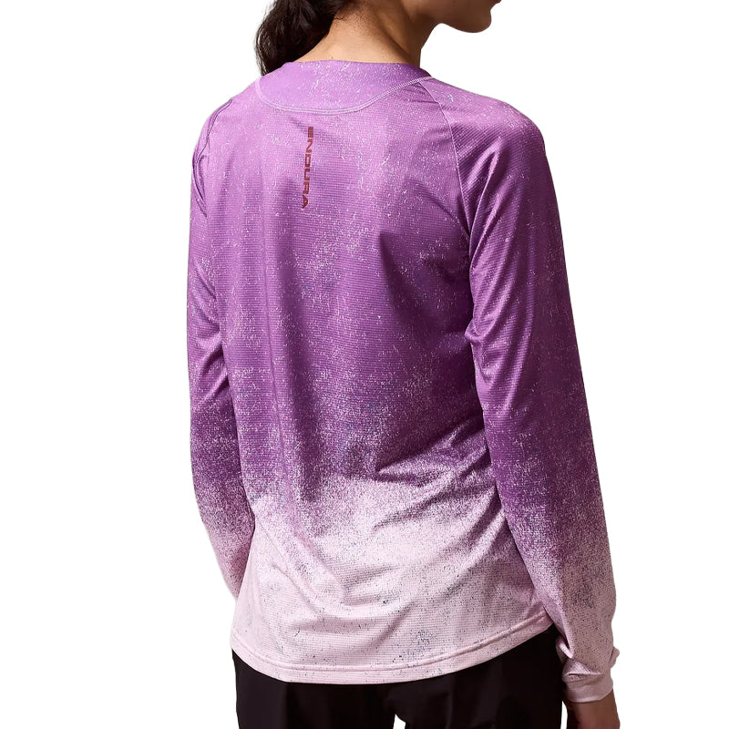 Maglia donna Singletrack Print LS