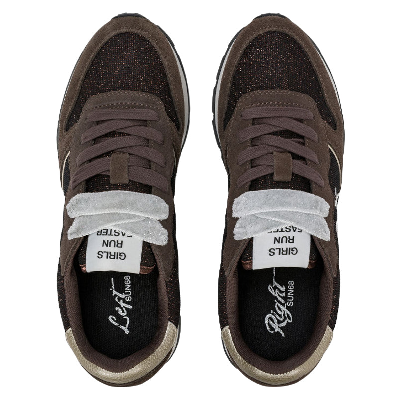 Scarpe donna Ally glitter textile