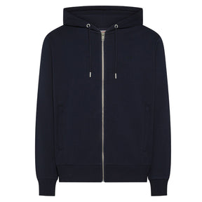 Felpa uomo zip contrast basic