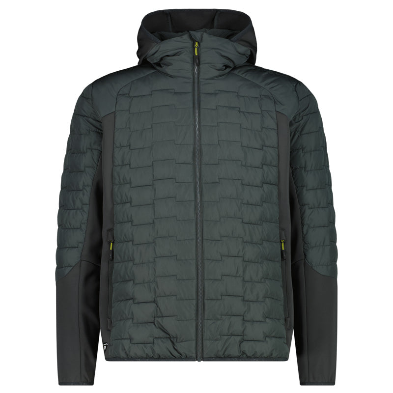 Giacca uomo Ibrida Unlimitech PrimaLoft Black ThermoPluma