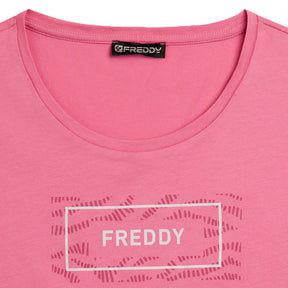 T-Shirt donna Grafica ondulata