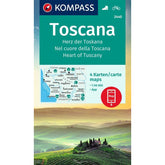 Carta escursionistica Nel cuore della Toscana 1:50.000