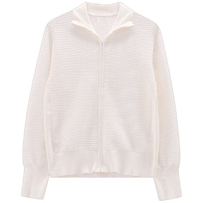Maglione donna Saffron full zip