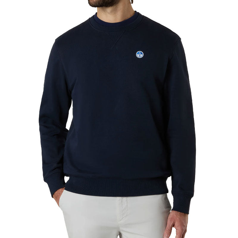 Felpa uomo Patch girocollo