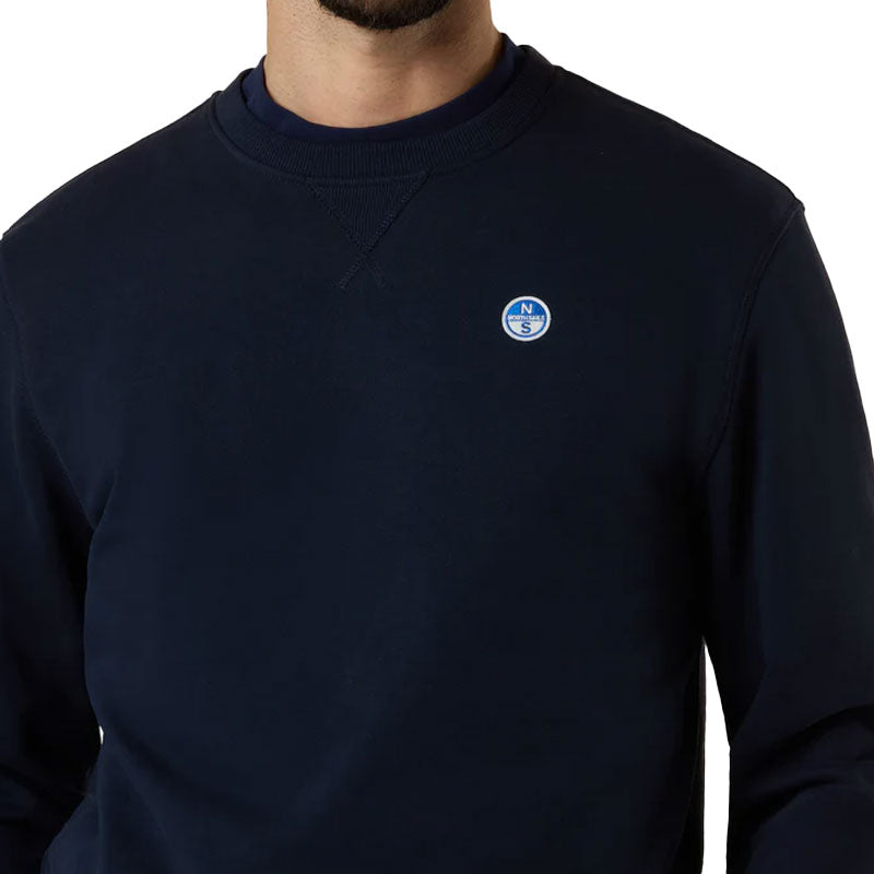 Felpa uomo Patch girocollo