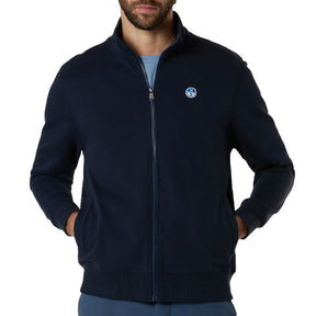Felpa uomo Patch full zip
