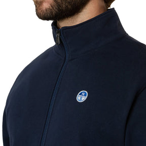 Felpa uomo Patch full zip