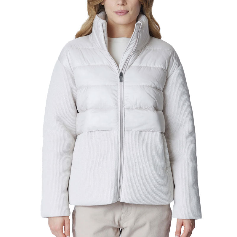 Giacca donna Tessuto Bimaterico