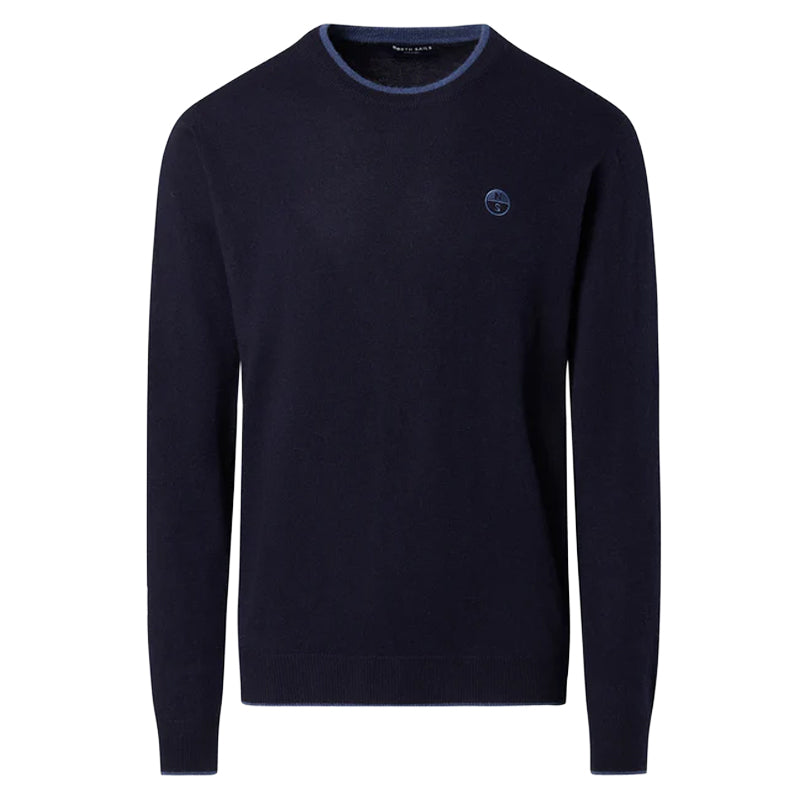 Maglione uomo logo ricamato