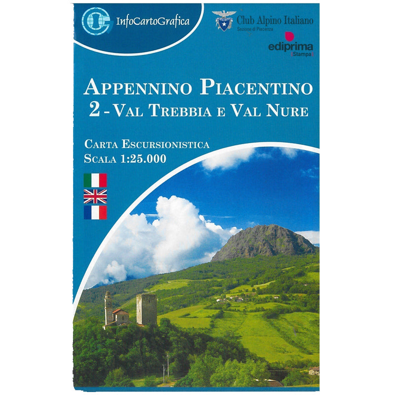 Cartina Appennino Piacentino 2 Val Trebbia e Val Nure