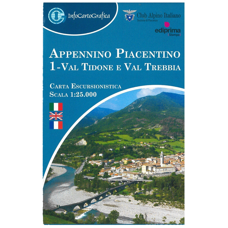 Cartina Appennino Piacentino 1 Val Tidone e Val Trebbia